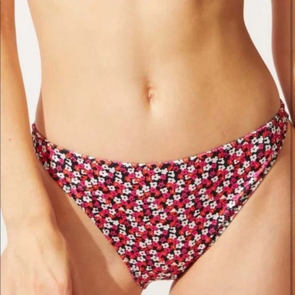 Solid & Striped Tati Bikini Bottom in Ditsy Floral Size XS